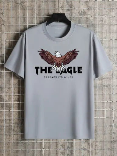 Men Playing Card Print Tee