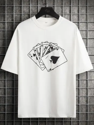 Men Eagle & Letter Graphic Tee